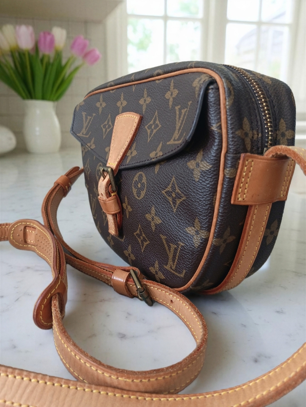 Louis Vuitton Monogram Jeune Fille PM Crossbody Vintage 1990 PRISTINE ✨️ - Picture 5 of 16